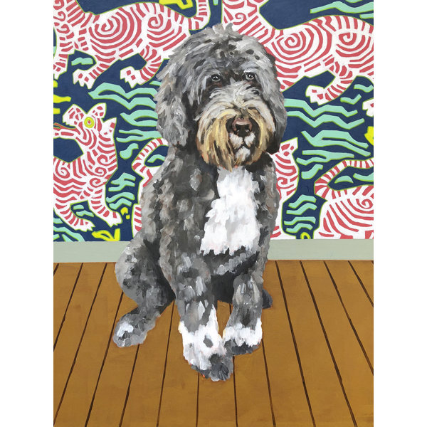 Winston Porter Dog Tales Winston by Jay Mcclellan Studio Wrapped Canvas Painting Wayfair